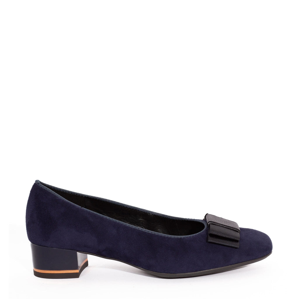 ARA LOW COURT SHOES 11884 Navy Suede