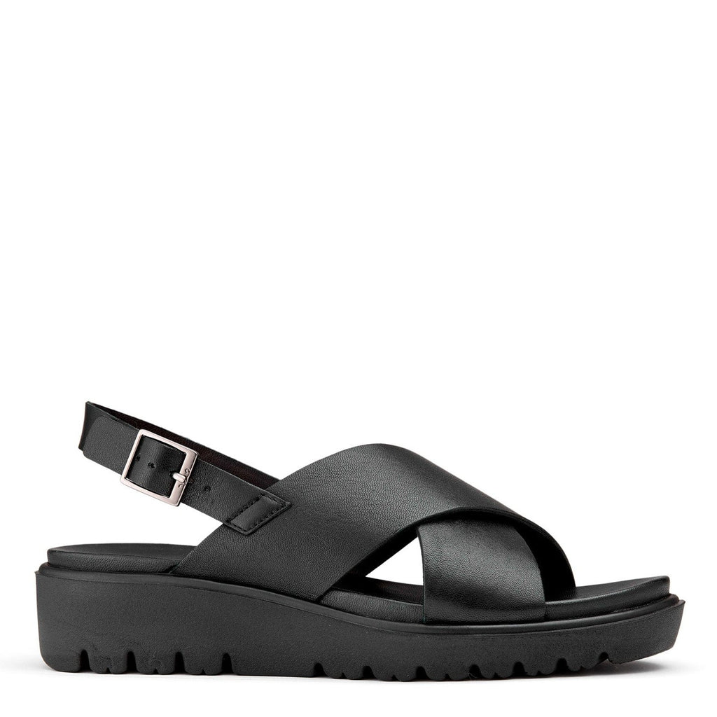 ARA LOW WEDGE SANDALS 33502 Black