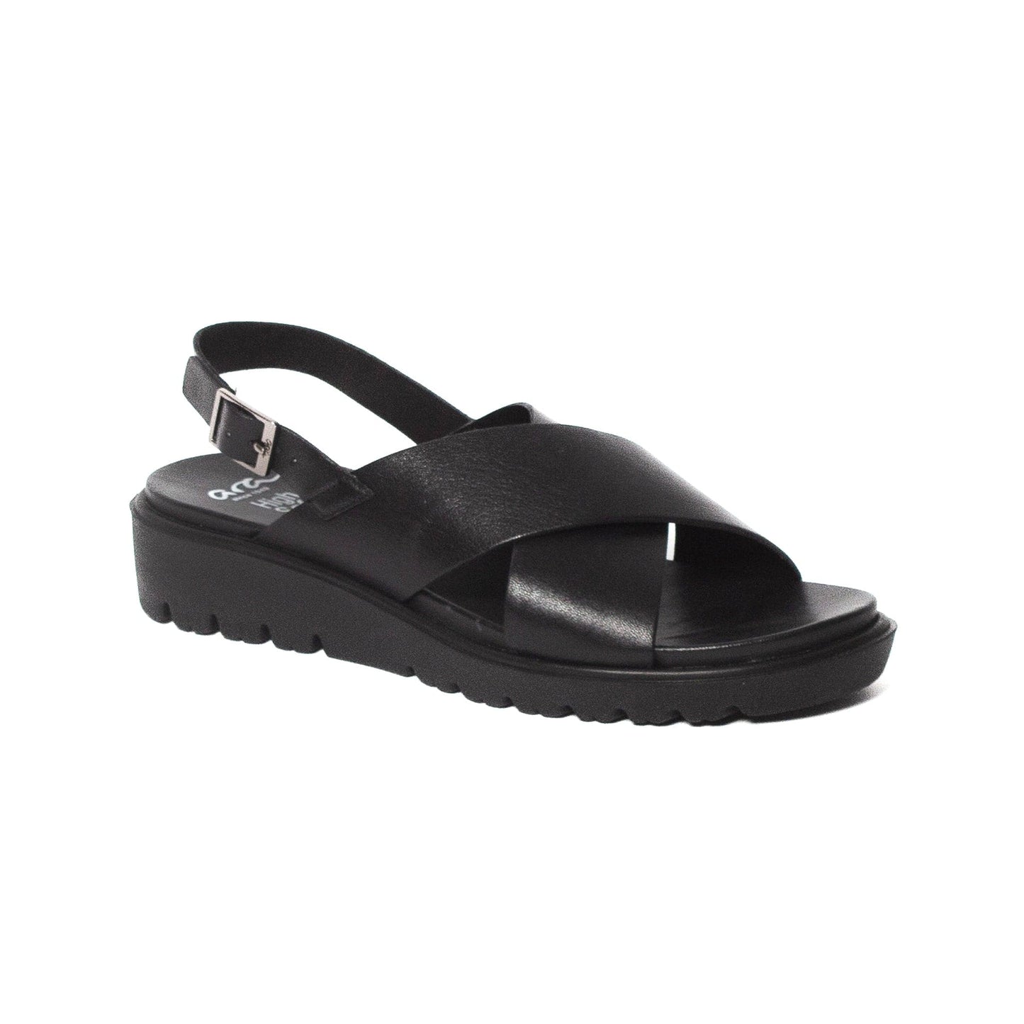 ARA LOW WEDGE SANDALS 33502 Black