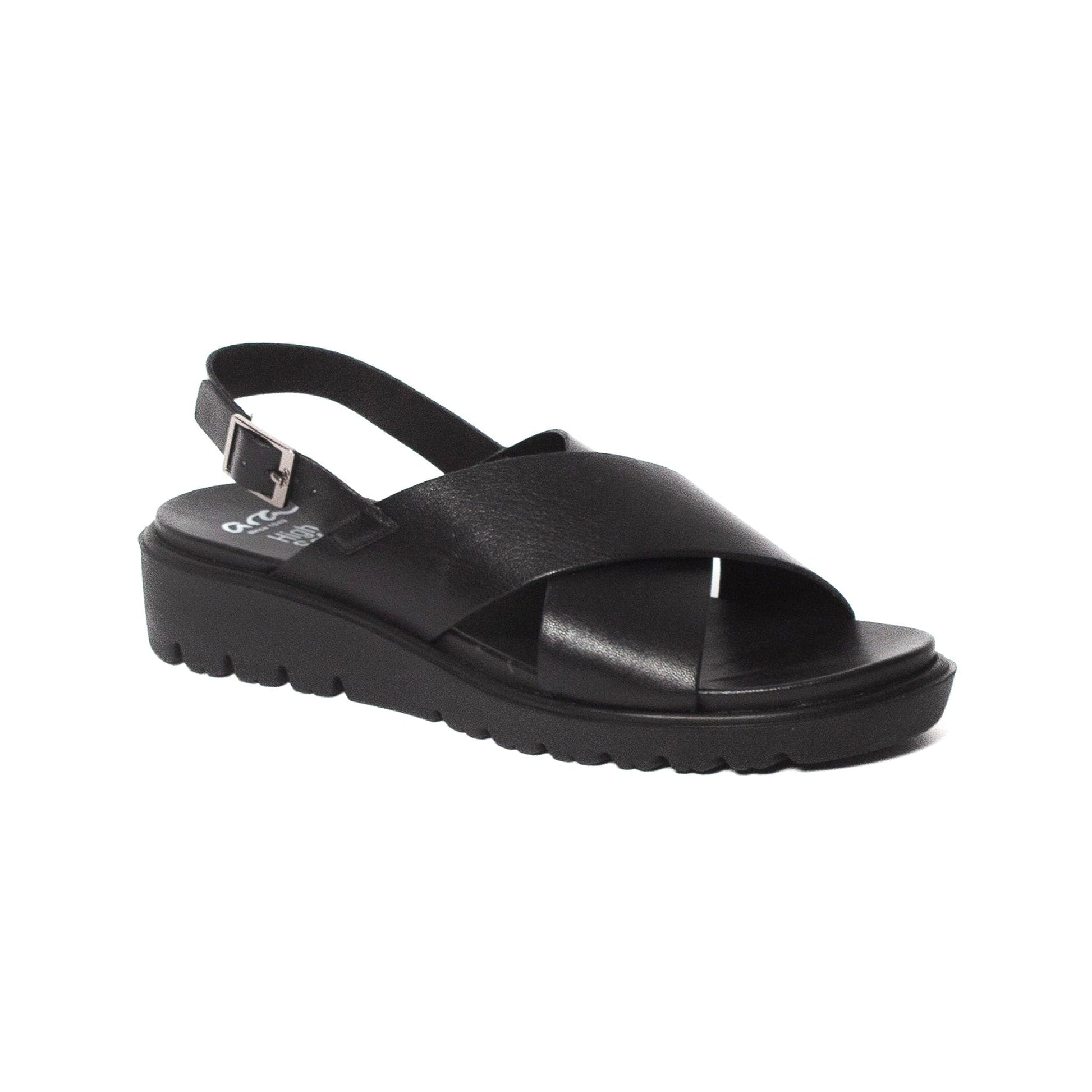 ARA LOW WEDGE SANDALS 33502 Black