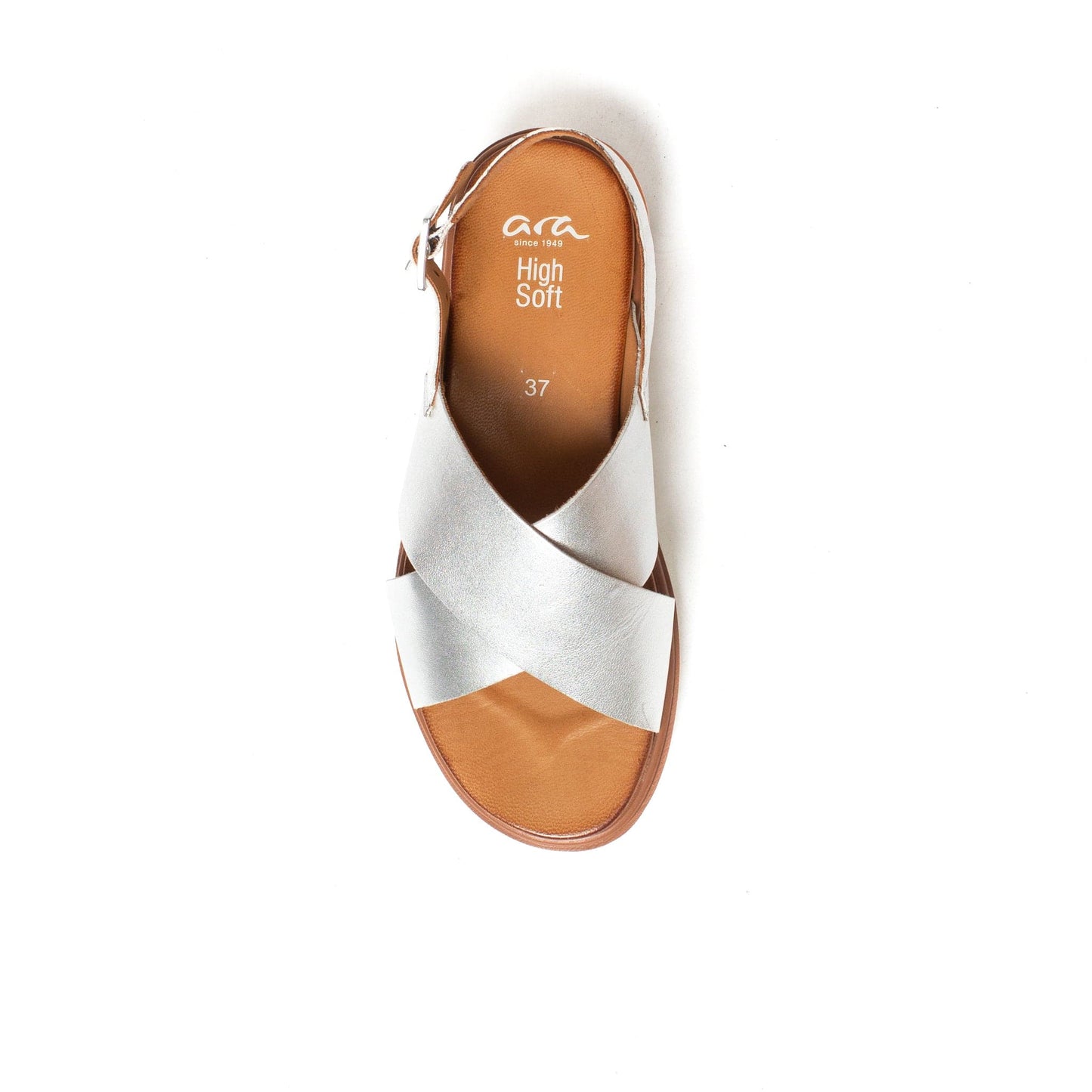 ARA LOW WEDGE SANDALS 33502 Silver