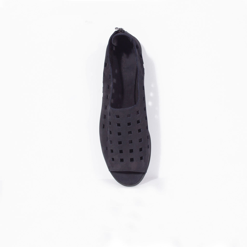 ARCHE TOE PEEPS - LOW DRICK Navy Nubuck