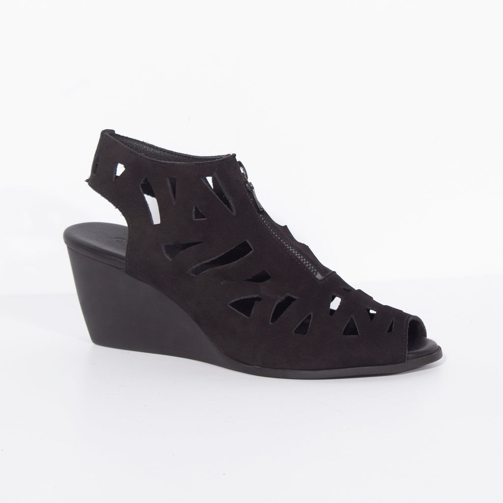 ARCHE WEDGES EGGAYA Black Nubuck