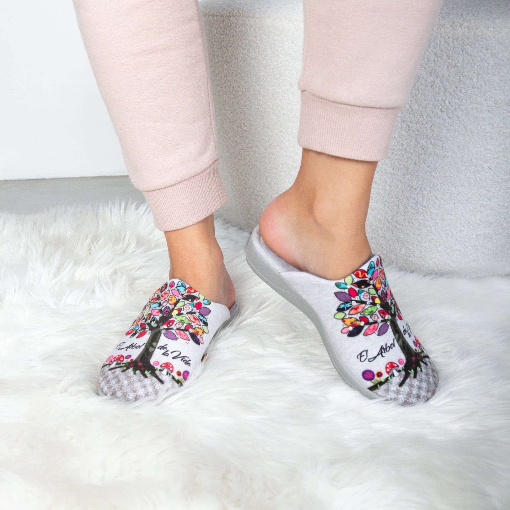 DEVALVERDE SLIPPERS SLIPPERS 1135 GREY