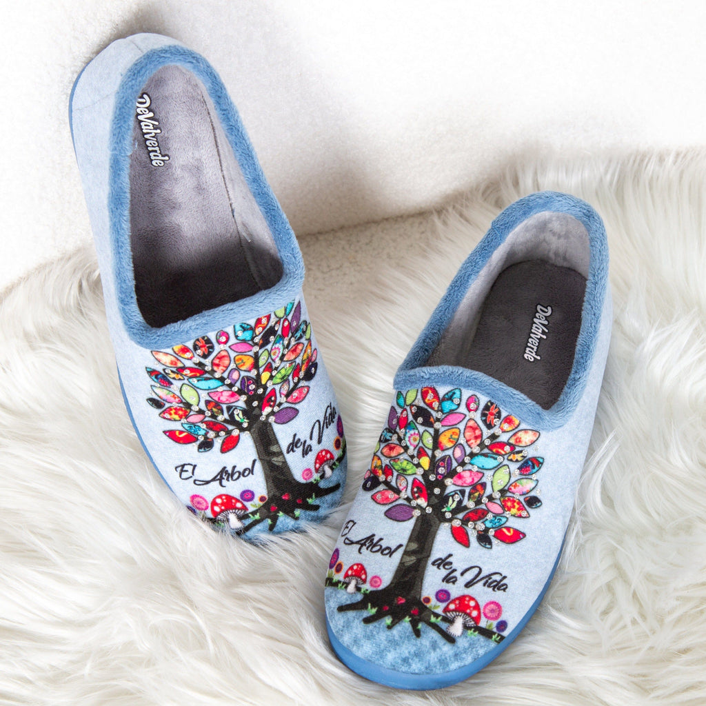 DEVALVERDE SLIPPERS SLIPPERS 1138 BLUE