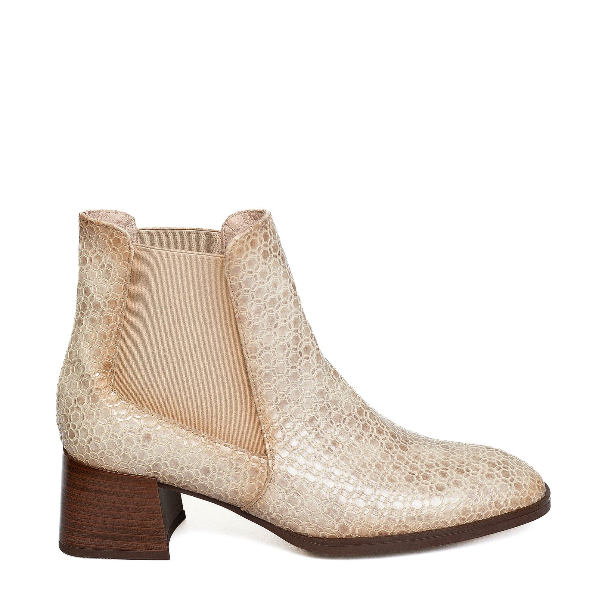 HISPANITAS ANKLE BOOTS SANDRINE Vanilla Patent