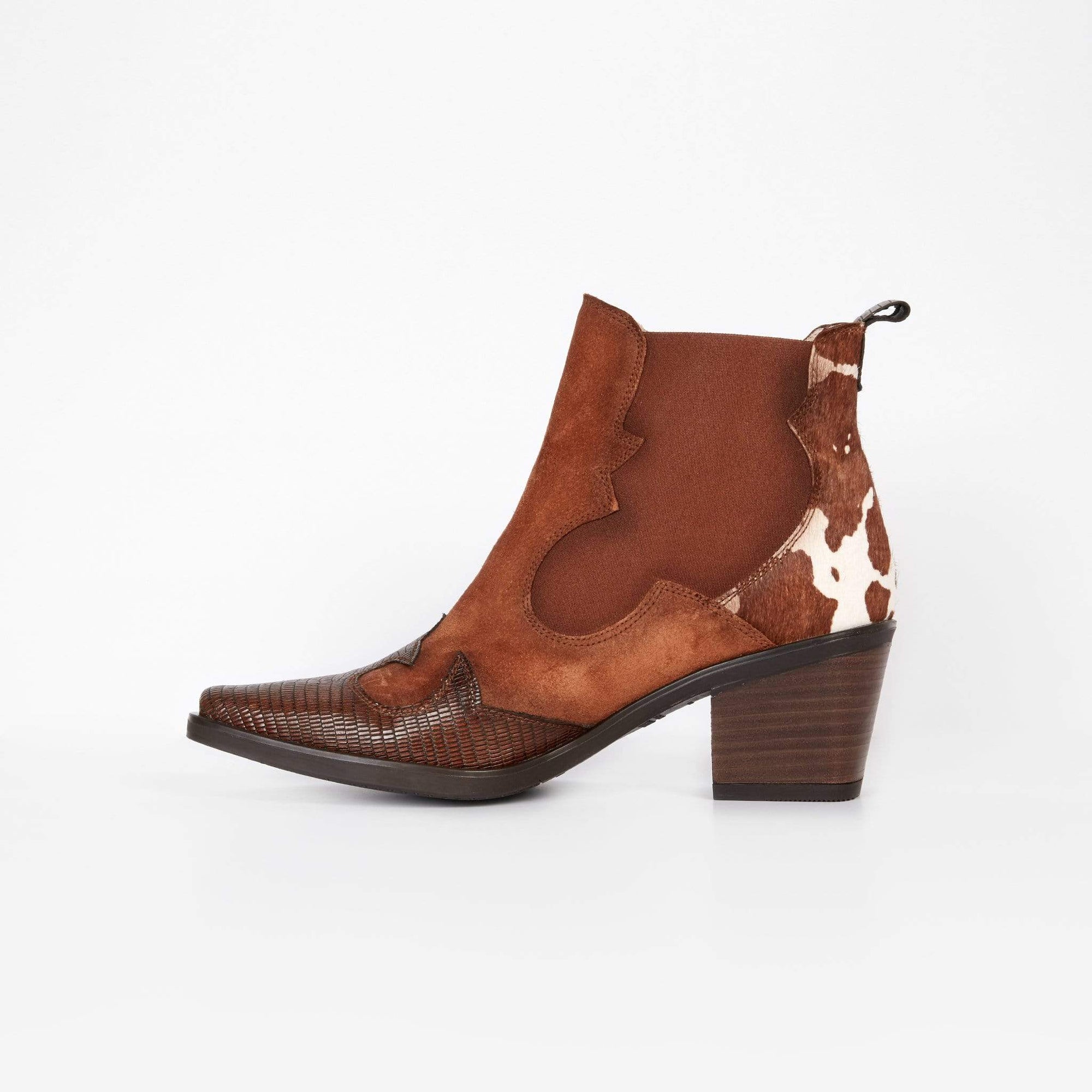 HISPANITAS MEDIUM HEELED ANKLE BOOTS SALINA