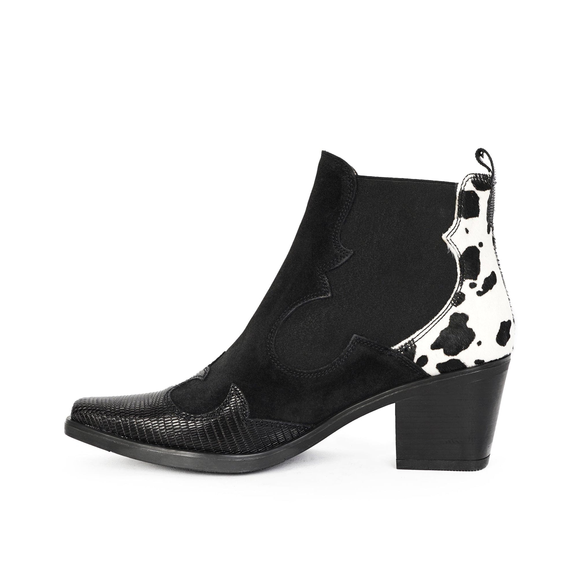 HISPANITAS MEDIUM HEELED ANKLE BOOTS SALINA