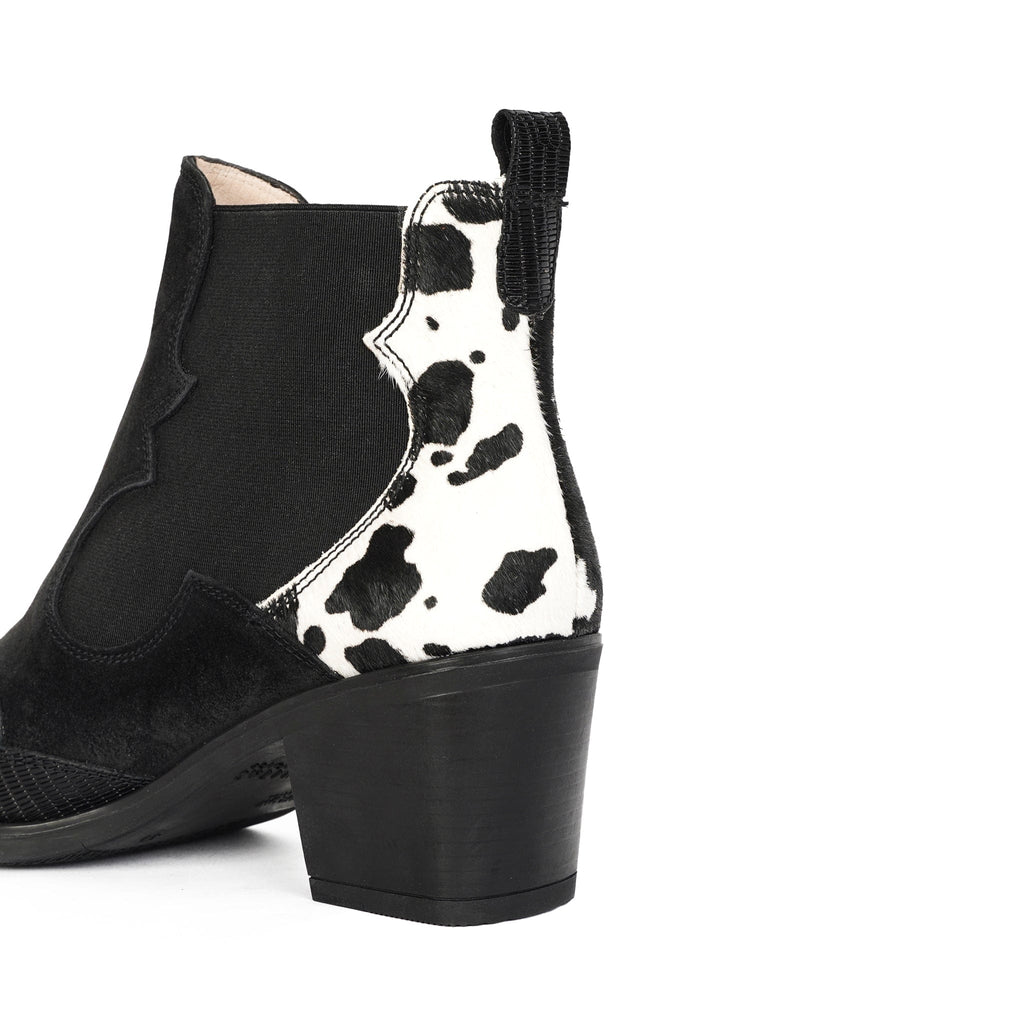 HISPANITAS MEDIUM HEELED ANKLE BOOTS SALINA