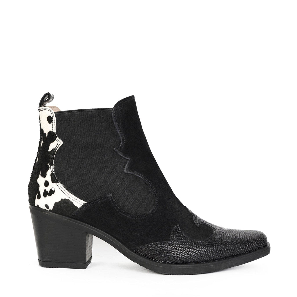 HISPANITAS MEDIUM HEELED ANKLE BOOTS SALINA