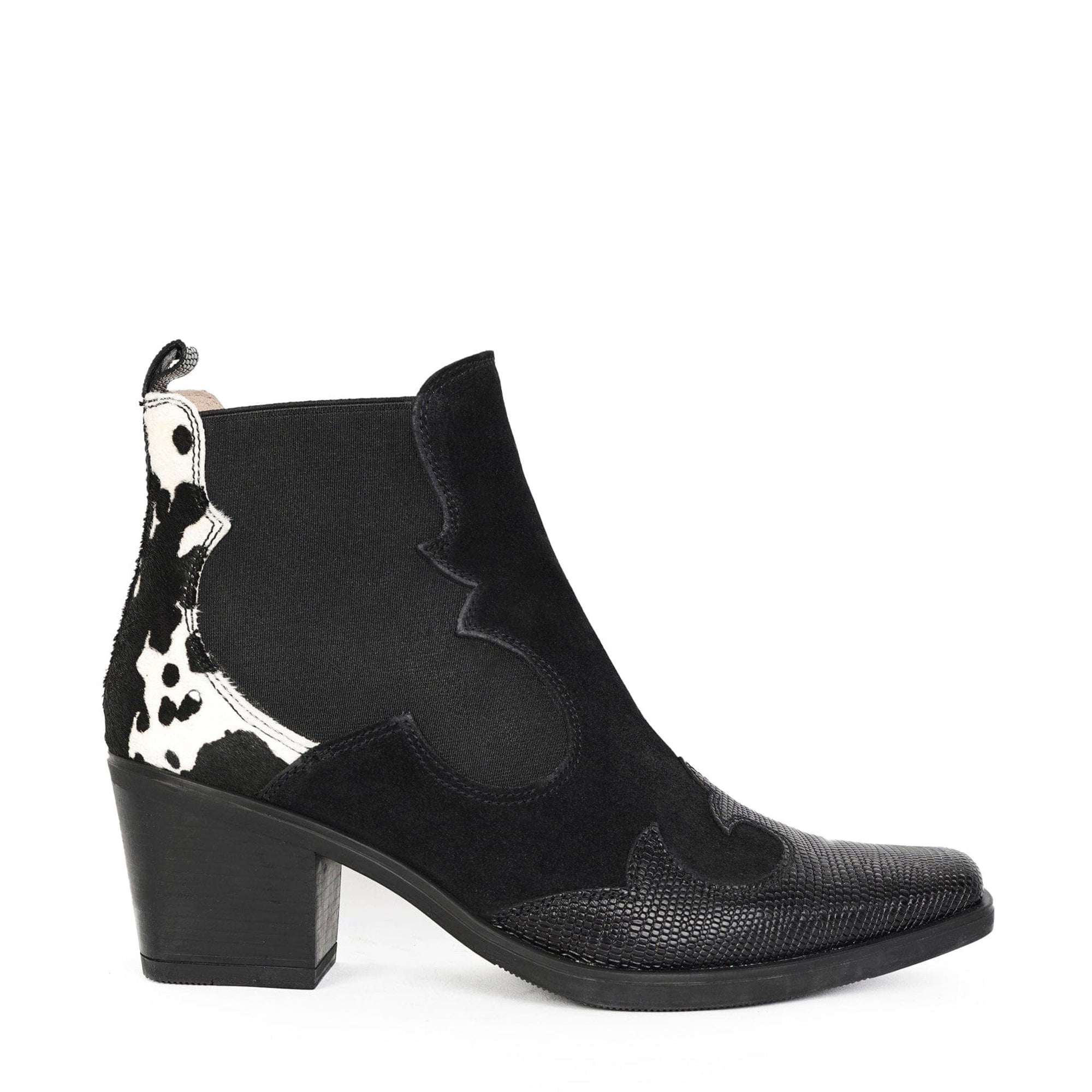 HISPANITAS MEDIUM HEELED ANKLE BOOTS SALINA