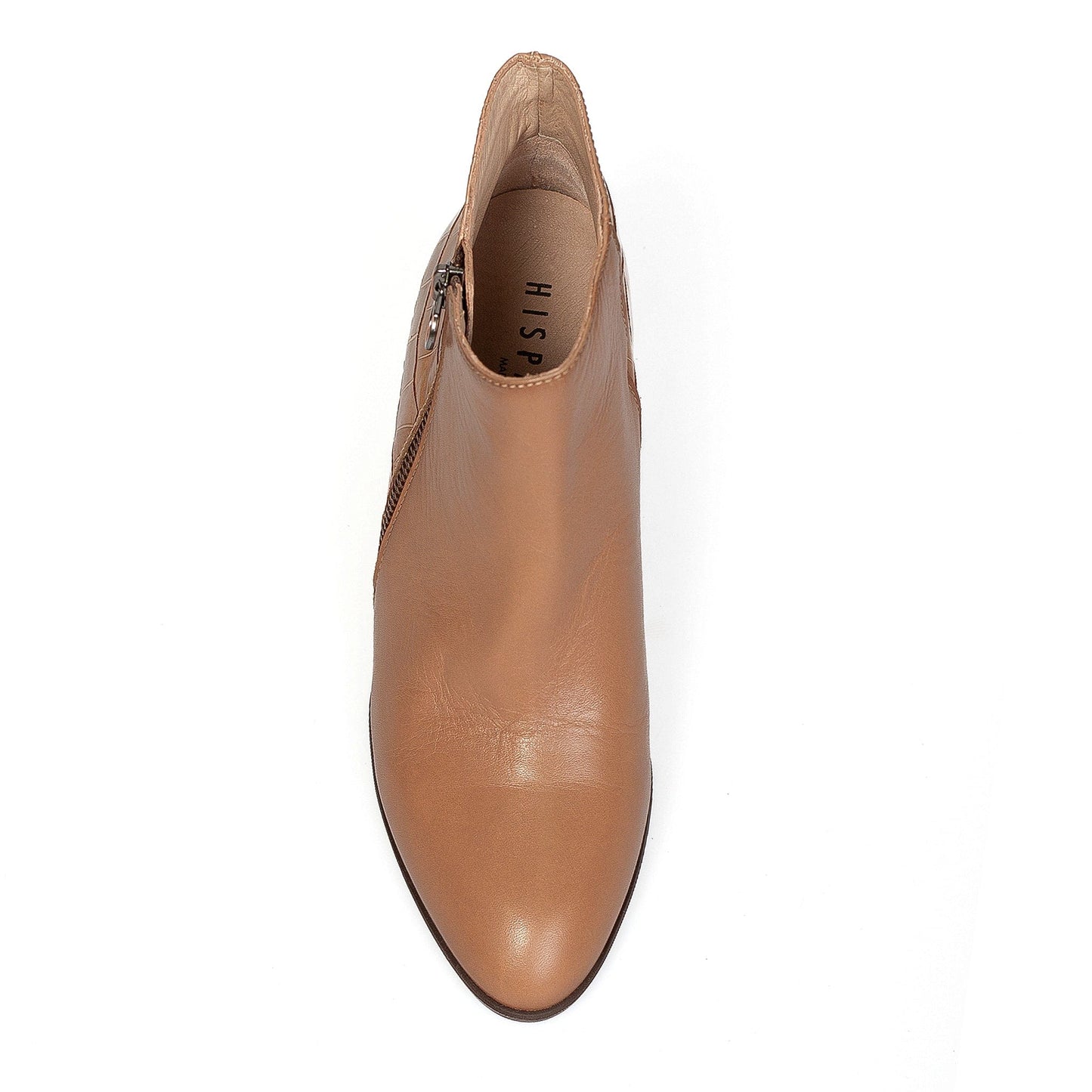 HISPANITAS MEDIUM HEELED ANKLE BOOTS SMITH Almond