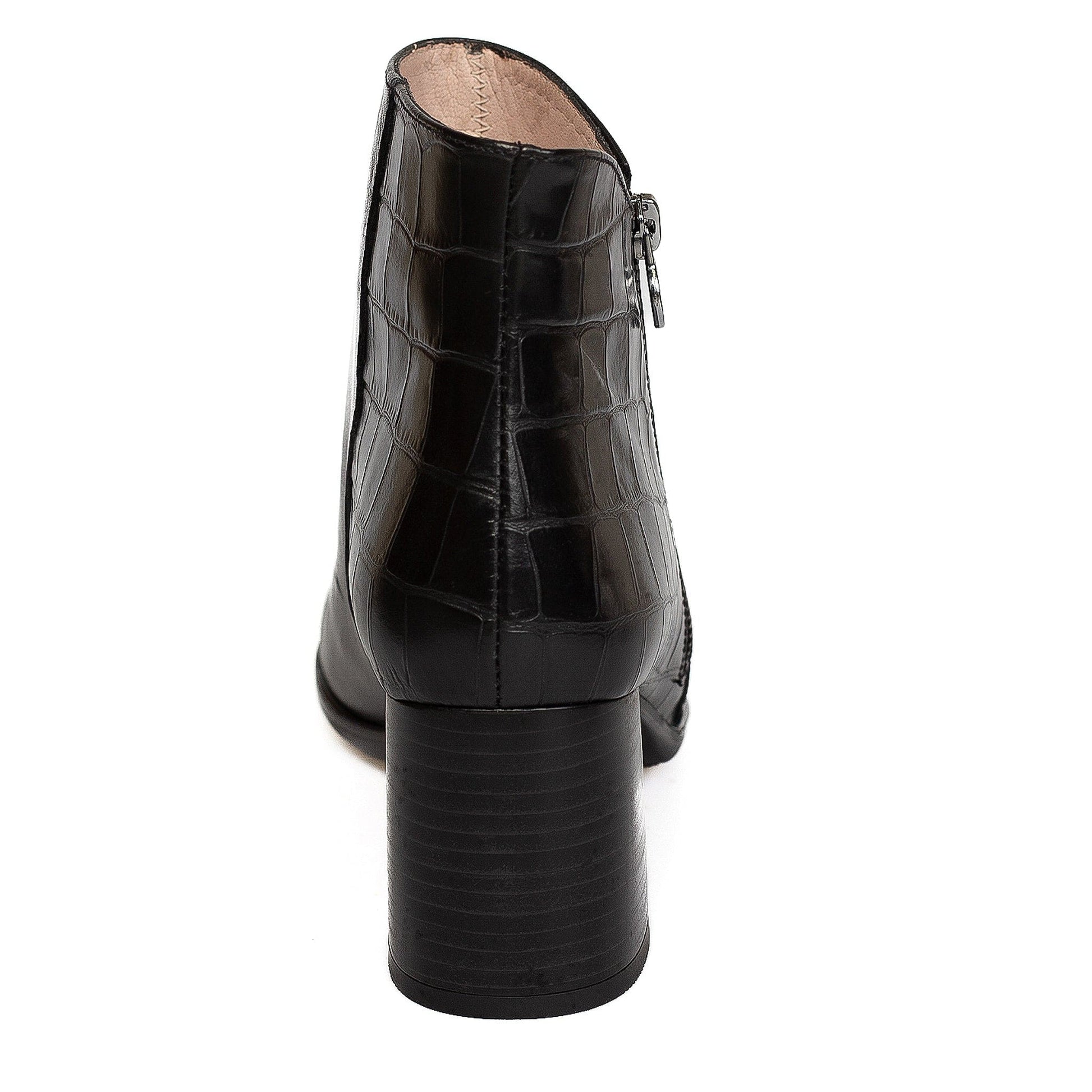 HISPANITAS MEDIUM HEELED ANKLE BOOTS SMITH Black
