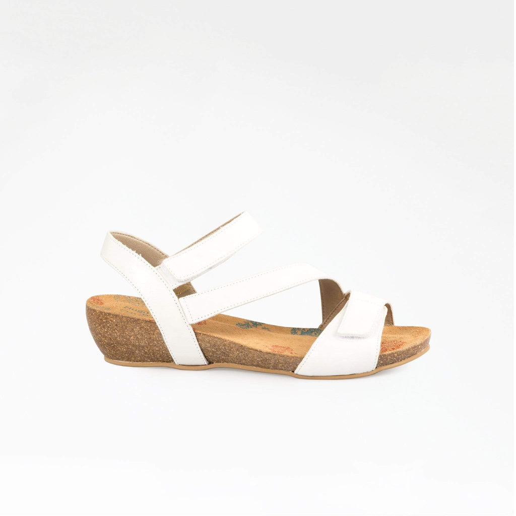 HUGO BELLE FLAT SANDALS HAVANNA
