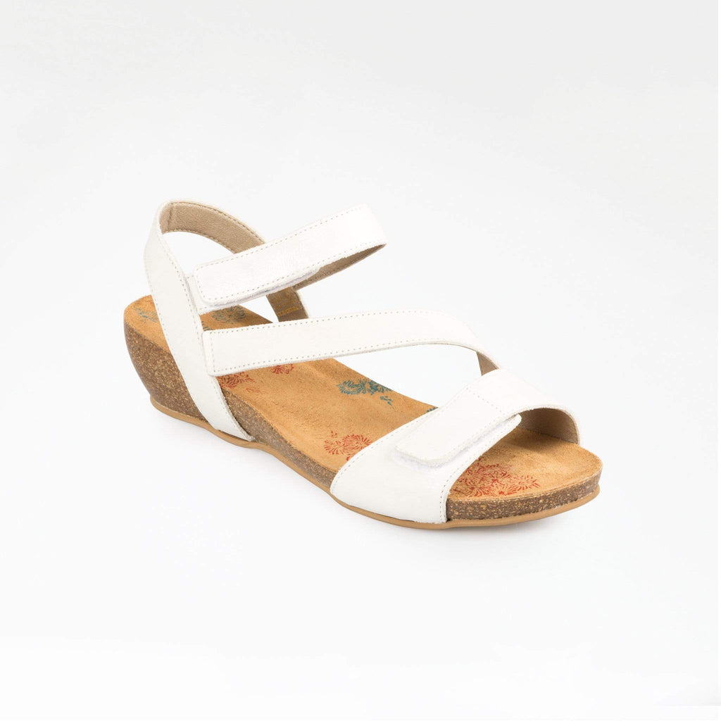 HUGO BELLE FLAT SANDALS HAVANNA