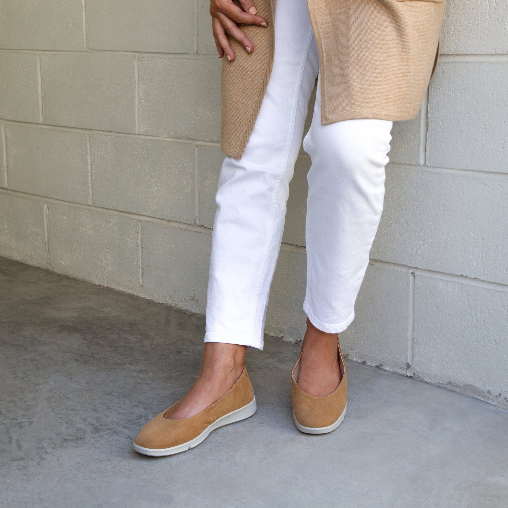 LEGERO BALLETS 9888 CAMEL SUEDE