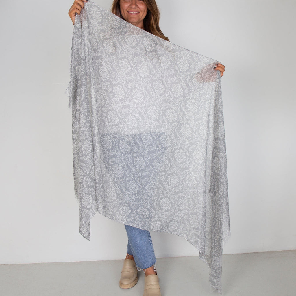 LEISURES ACCESSORIES SCARVES CASPIAN Grey