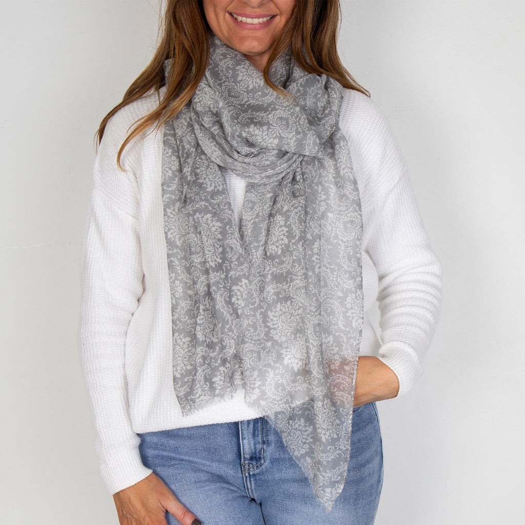 LEISURES ACCESSORIES SCARVES CASPIAN Grey