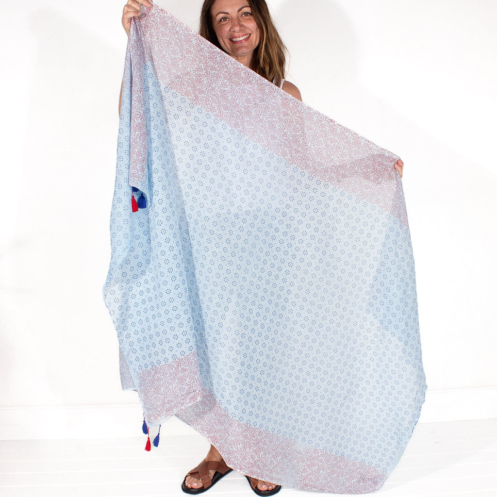 LEISURES ACCESSORIES SCARVES COOPER Blue