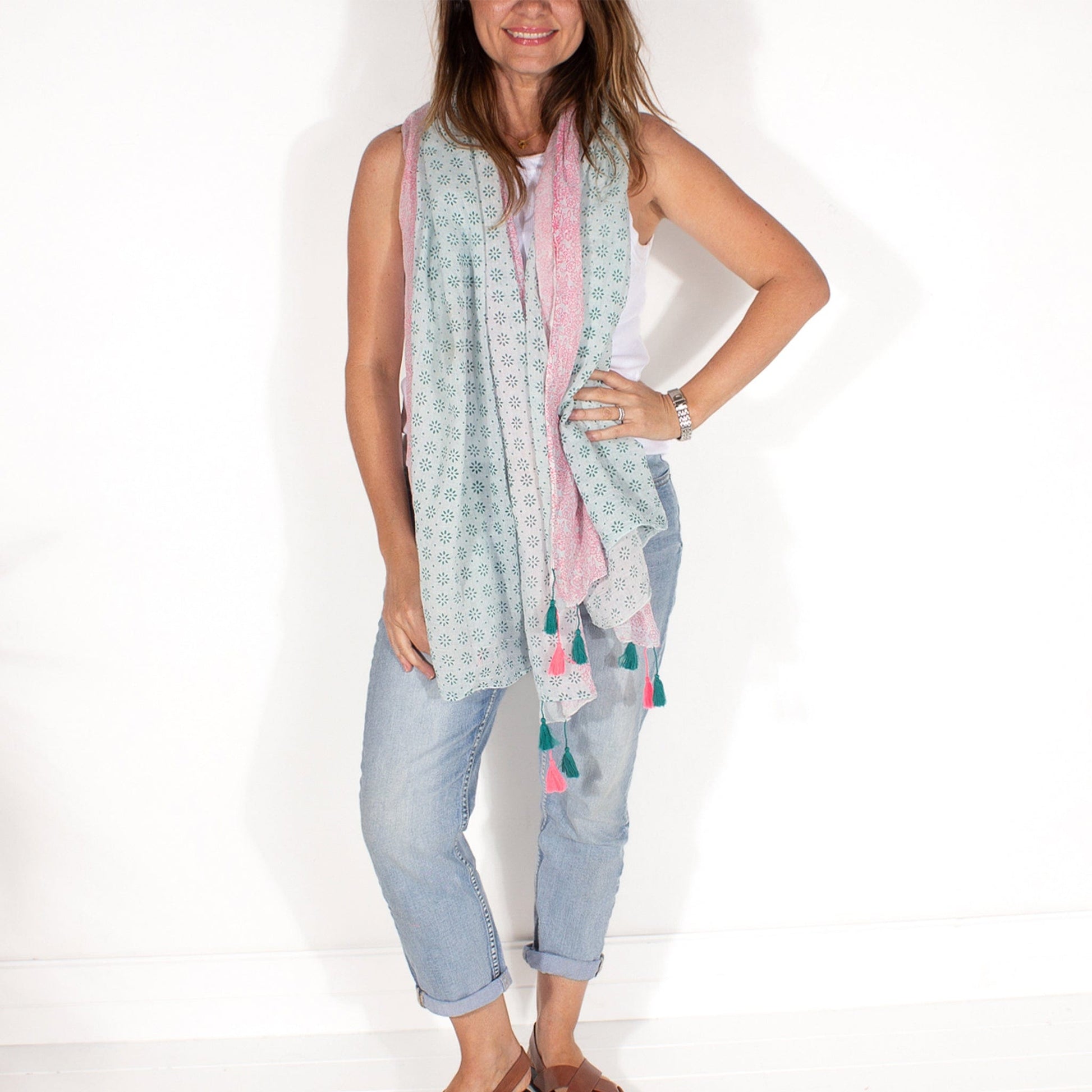 LEISURES ACCESSORIES SCARVES COOPER Green