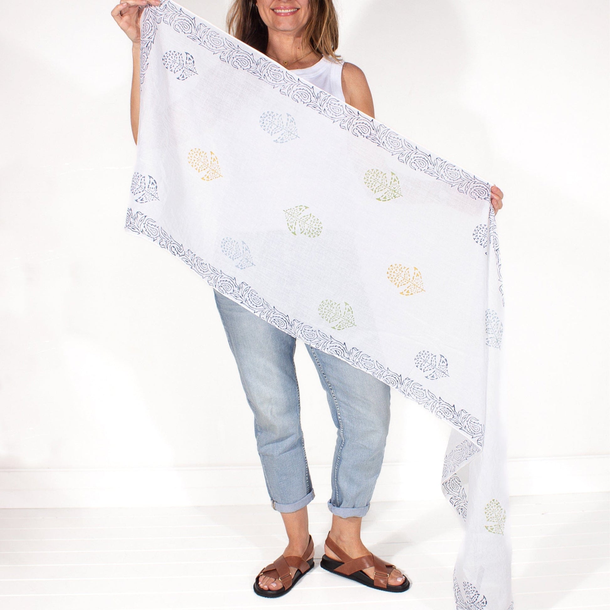 LEISURES ACCESSORIES SCARVES CORA Blue