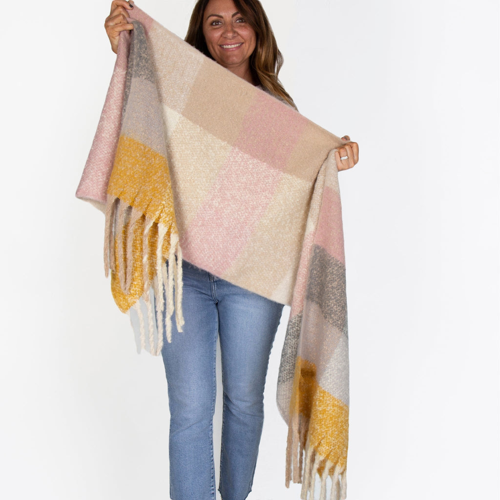 LEISURES ACCESSORIES SCARVES CURTIS Pastel Multi