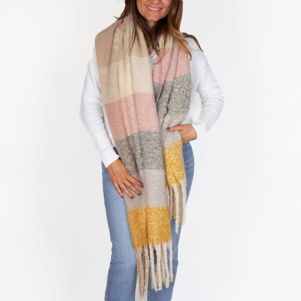 LEISURES ACCESSORIES SCARVES CURTIS Pastel Multi
