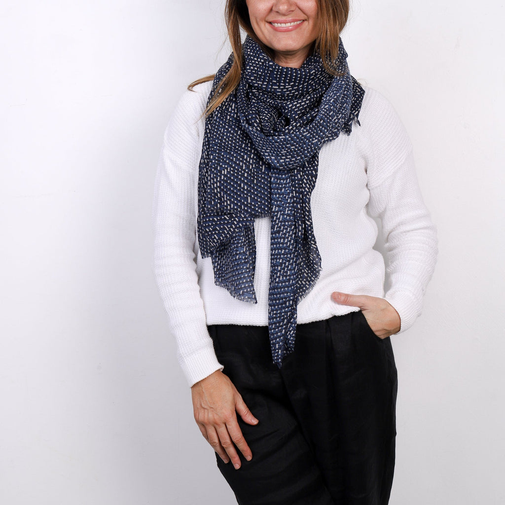 LEISURES ACCESSORIES SCARVES PAMMY Navy