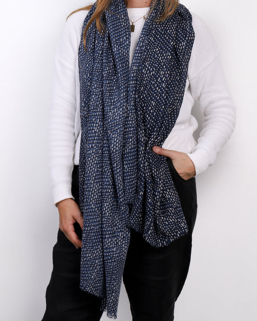 LEISURES ACCESSORIES SCARVES PAMMY Navy
