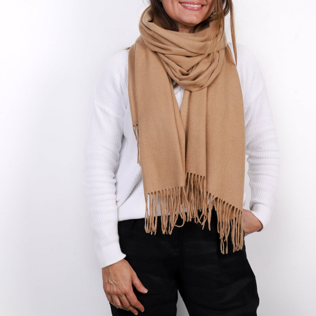 LEISURES ACCESSORIES SCARVES PATRIA Camel