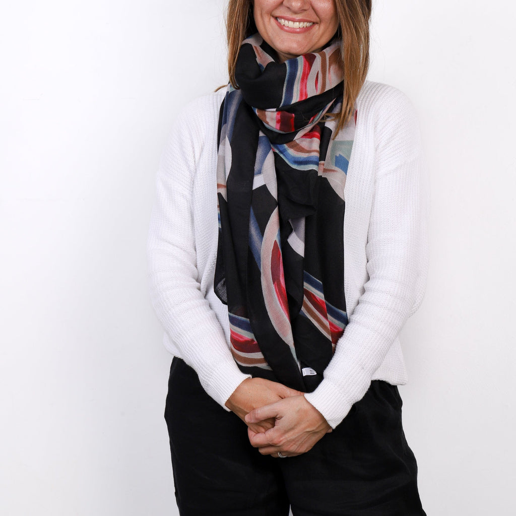 LEISURES ACCESSORIES SCARVES PEARSE Black Multi