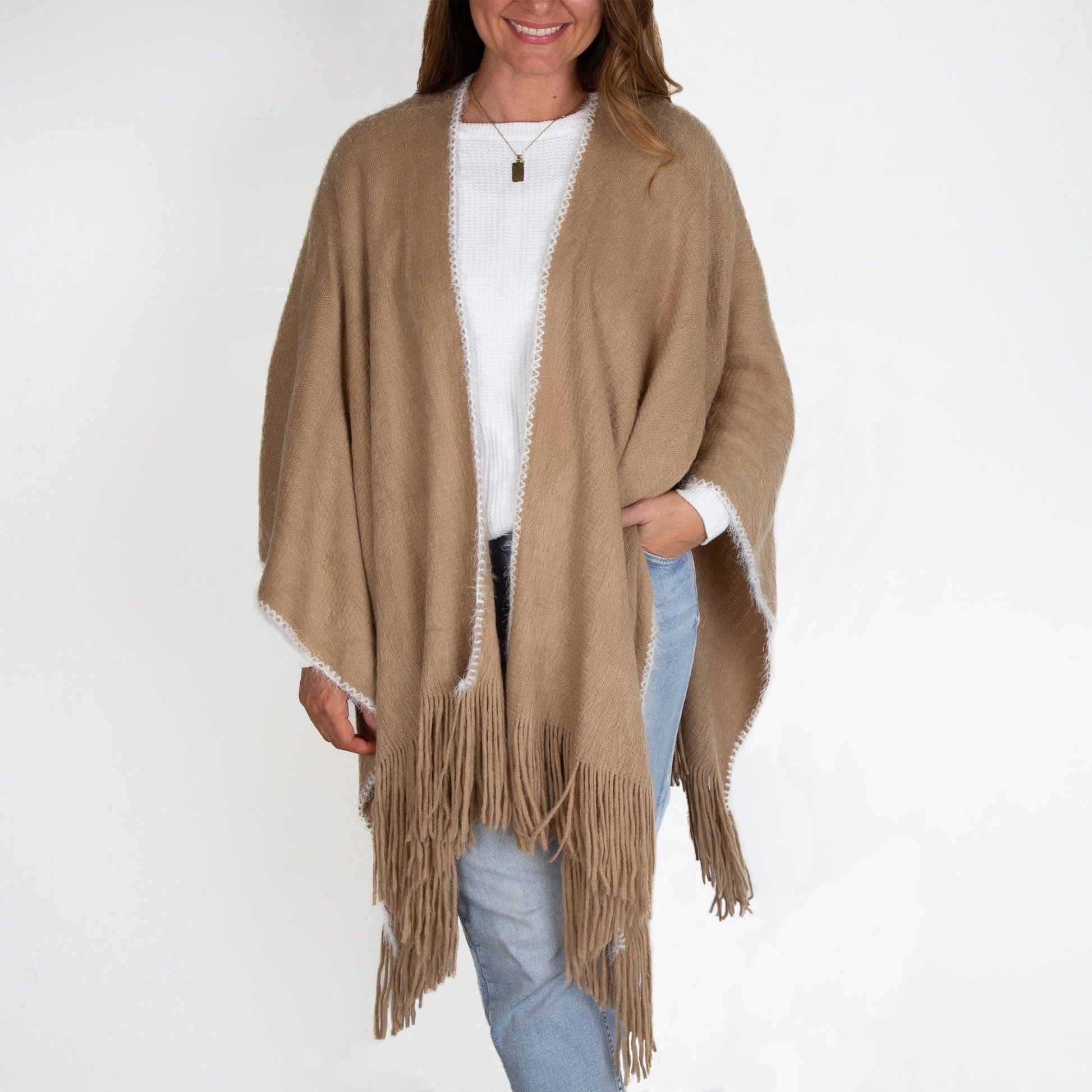 LEISURES ACCESSORIES SCARVES ZEV Camel
