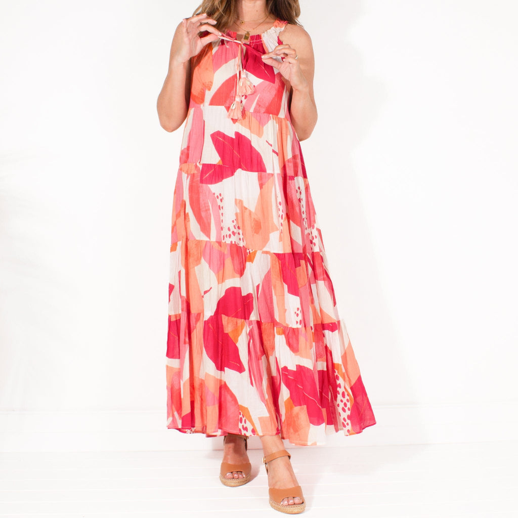 LEISURES ACCESSORIES SUMMER APPAREL CALLEIGH Orange/Pink