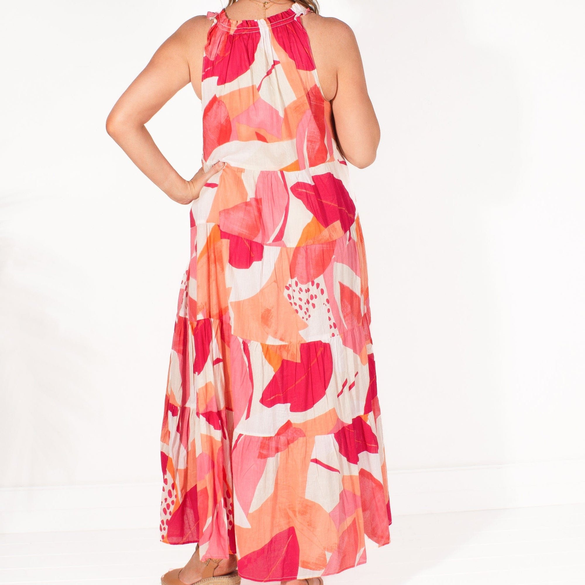 LEISURES ACCESSORIES SUMMER APPAREL CALLEIGH Orange/Pink