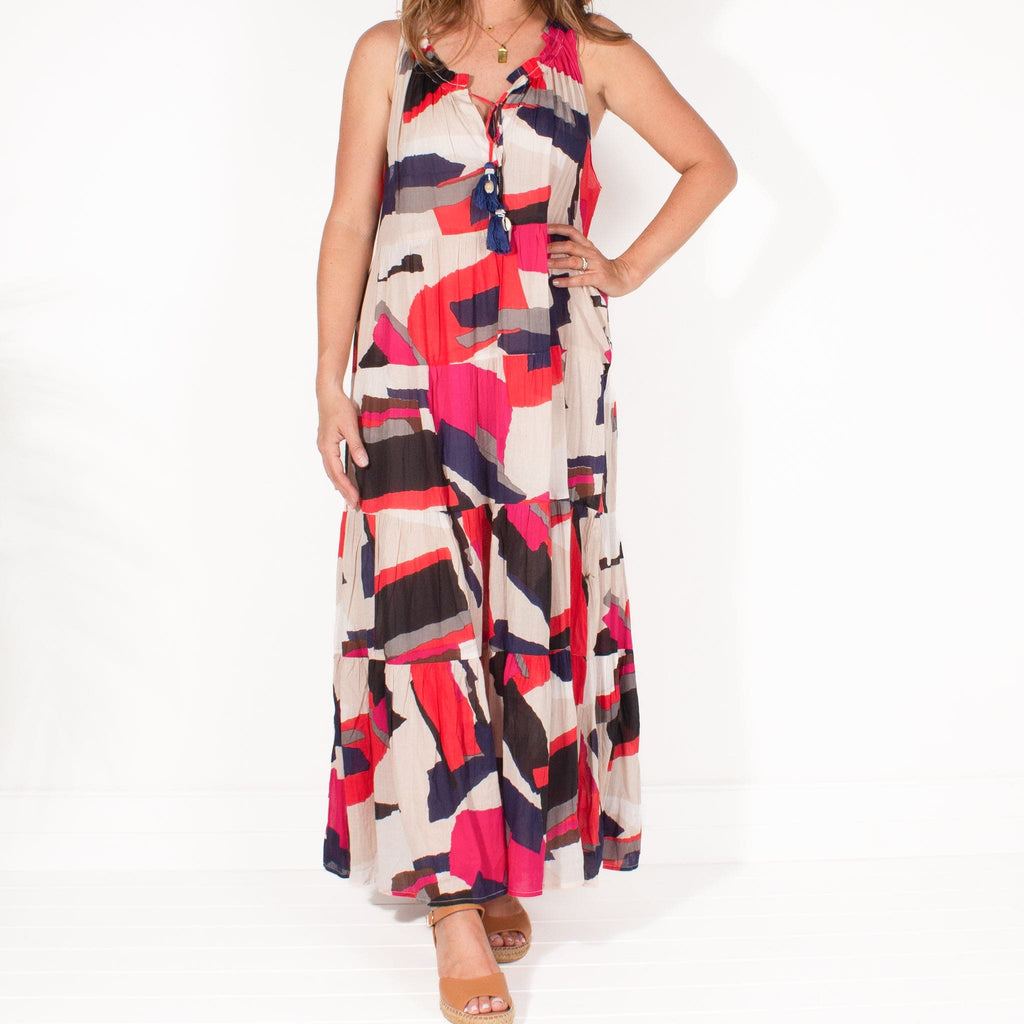LEISURES ACCESSORIES SUMMER APPAREL CALLEIGH Pink/Navy