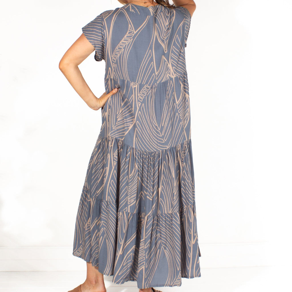 LEISURES ACCESSORIES SUMMER APPAREL CARTLIN Blue Leaf