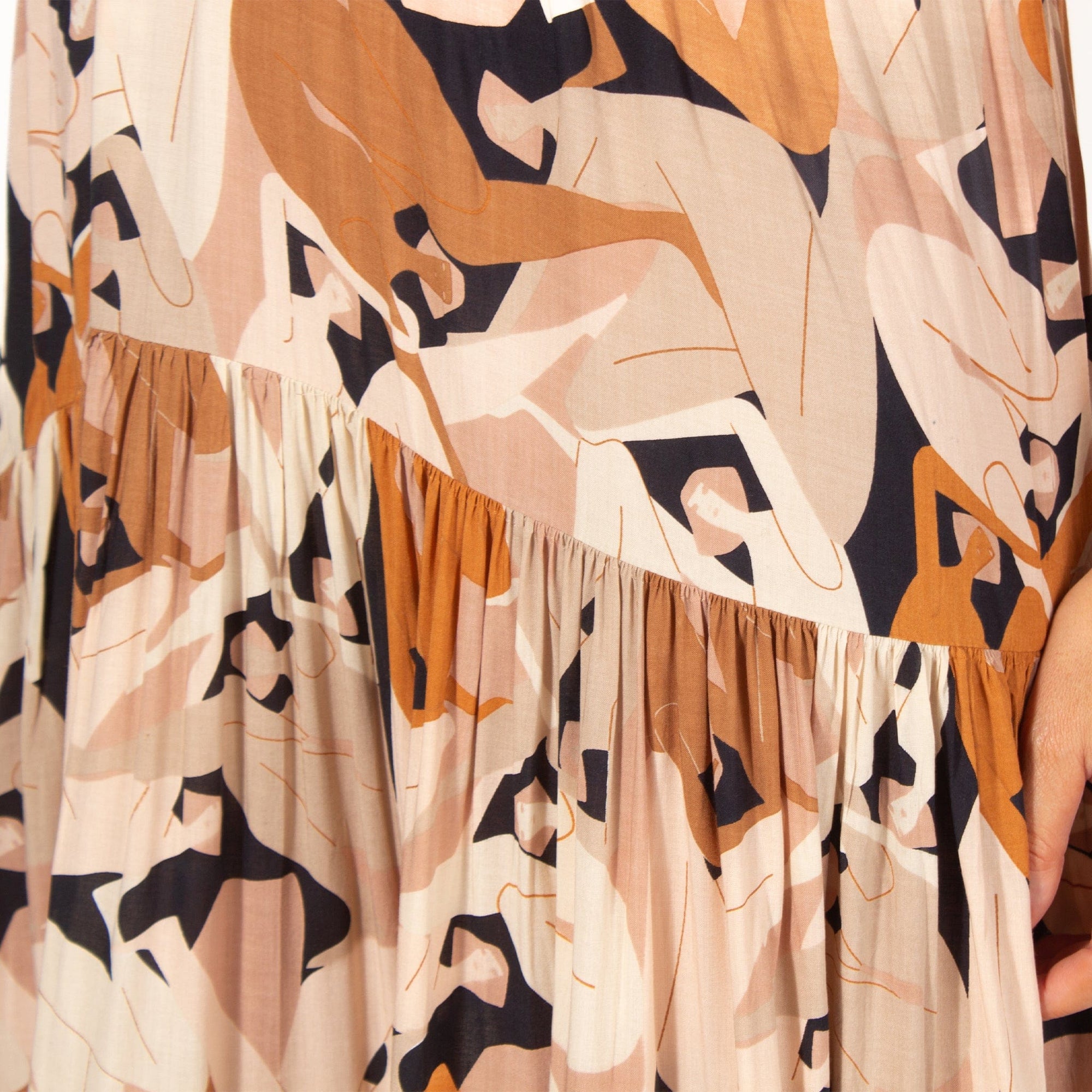 LEISURES ACCESSORIES SUMMER APPAREL CARTLIN Tan/Blush/Black