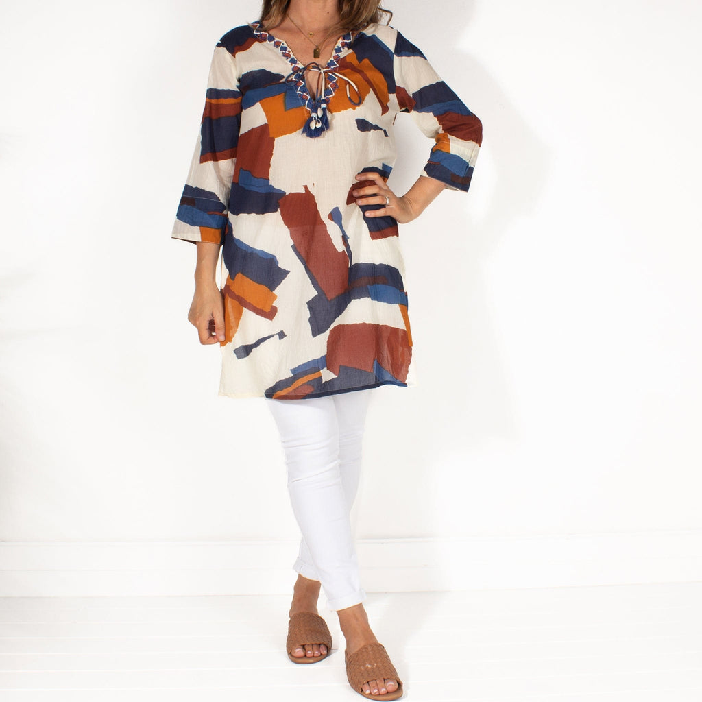 LEISURES ACCESSORIES SUMMER APPAREL CLAUDETTE Navy/Tan