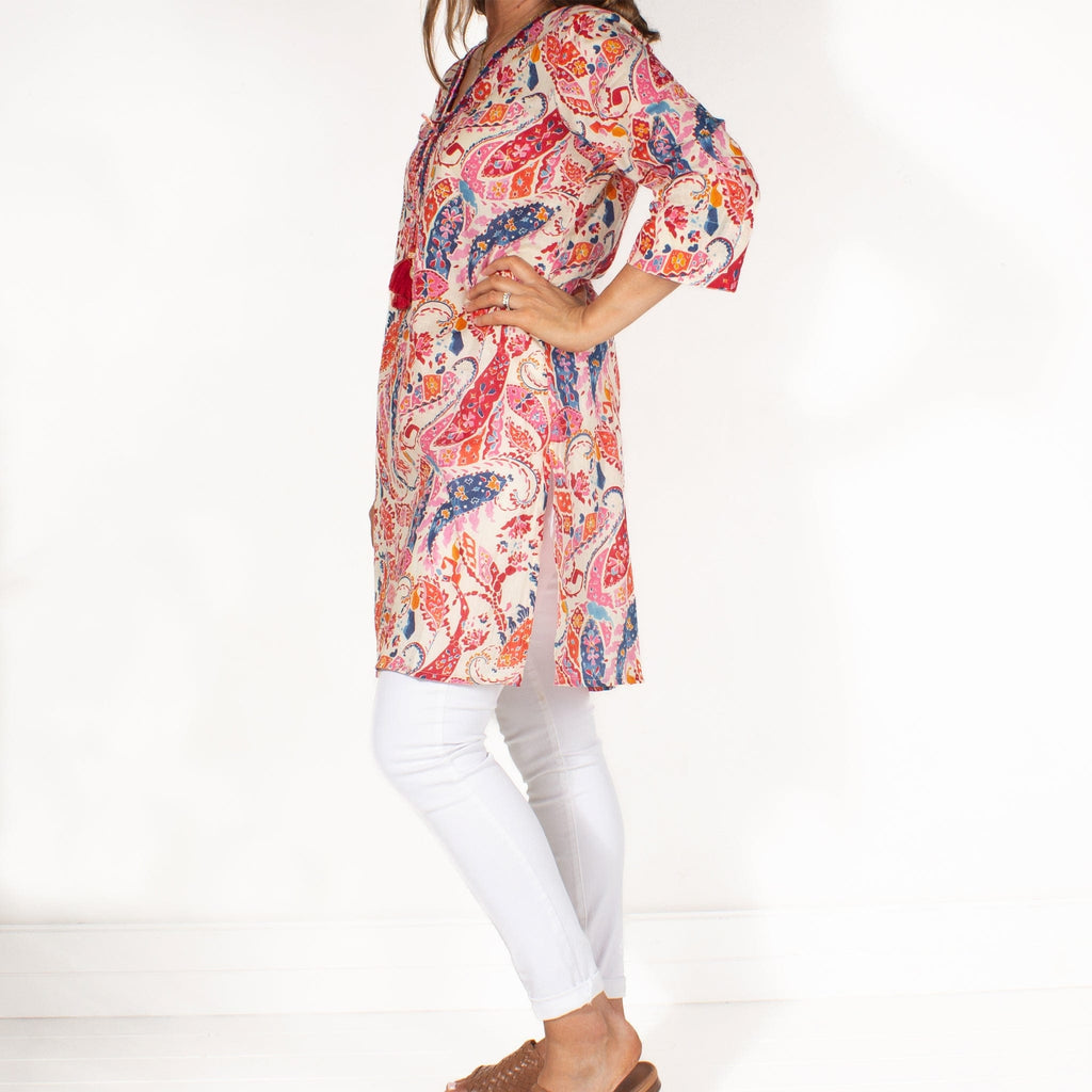 LEISURES ACCESSORIES SUMMER APPAREL CLAUDETTE Pink Paisley