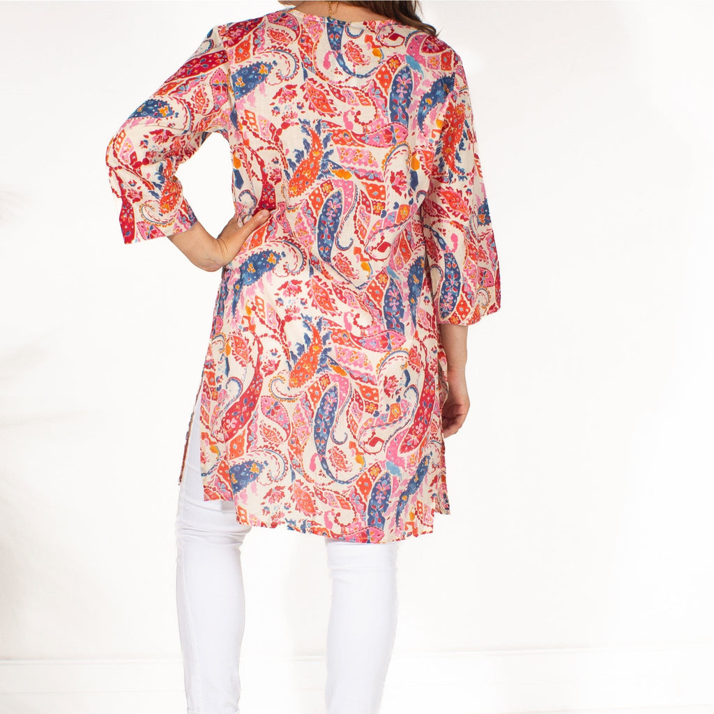 LEISURES ACCESSORIES SUMMER APPAREL CLAUDETTE Pink Paisley