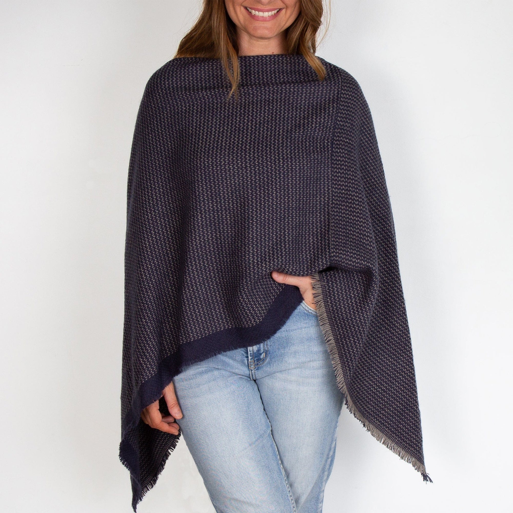 LEISURES ACCESSORIES WINTER APPAREL ZIVA Navy Fleck
