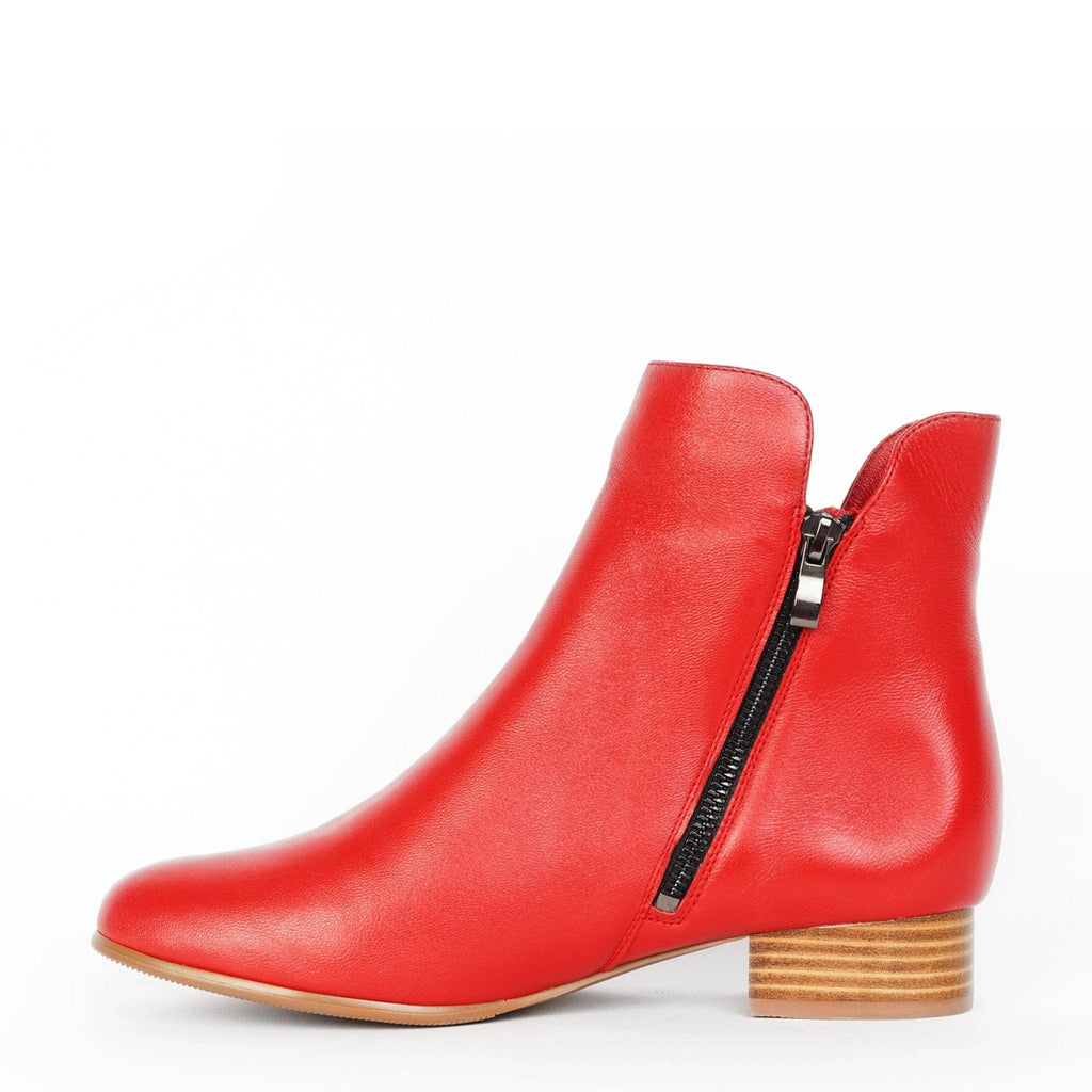 LEISURES ANKLE BOOTS ELLYSE Red
