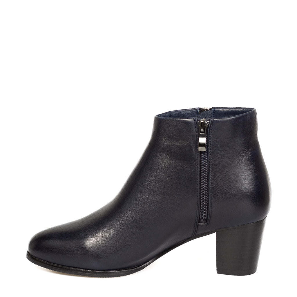 LEISURES ANKLE BOOTS REAGAN Navy