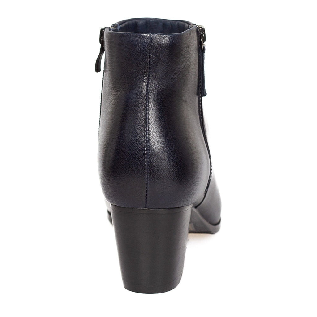 LEISURES ANKLE BOOTS REAGAN Navy