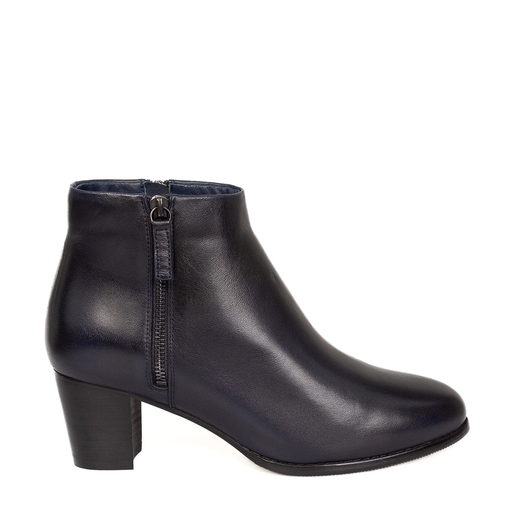 LEISURES ANKLE BOOTS REAGAN Navy
