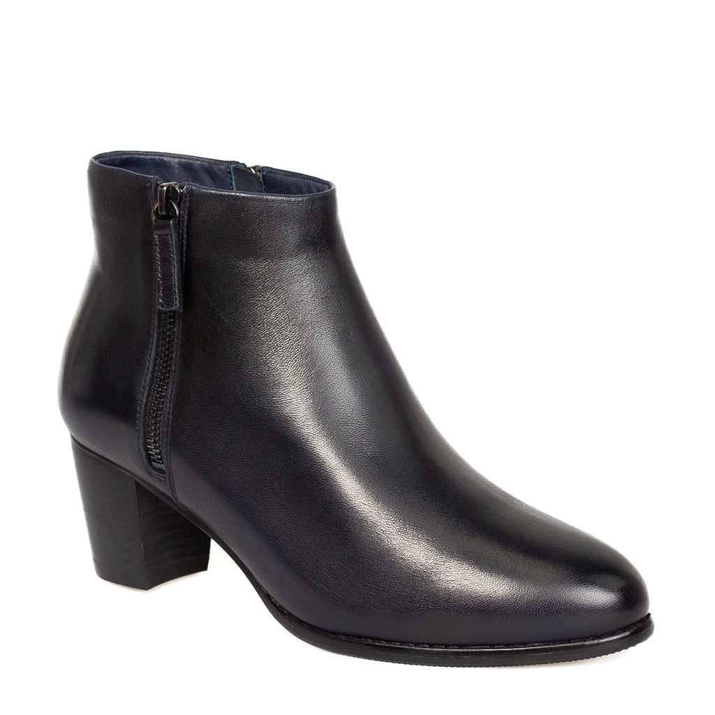 LEISURES ANKLE BOOTS REAGAN Navy