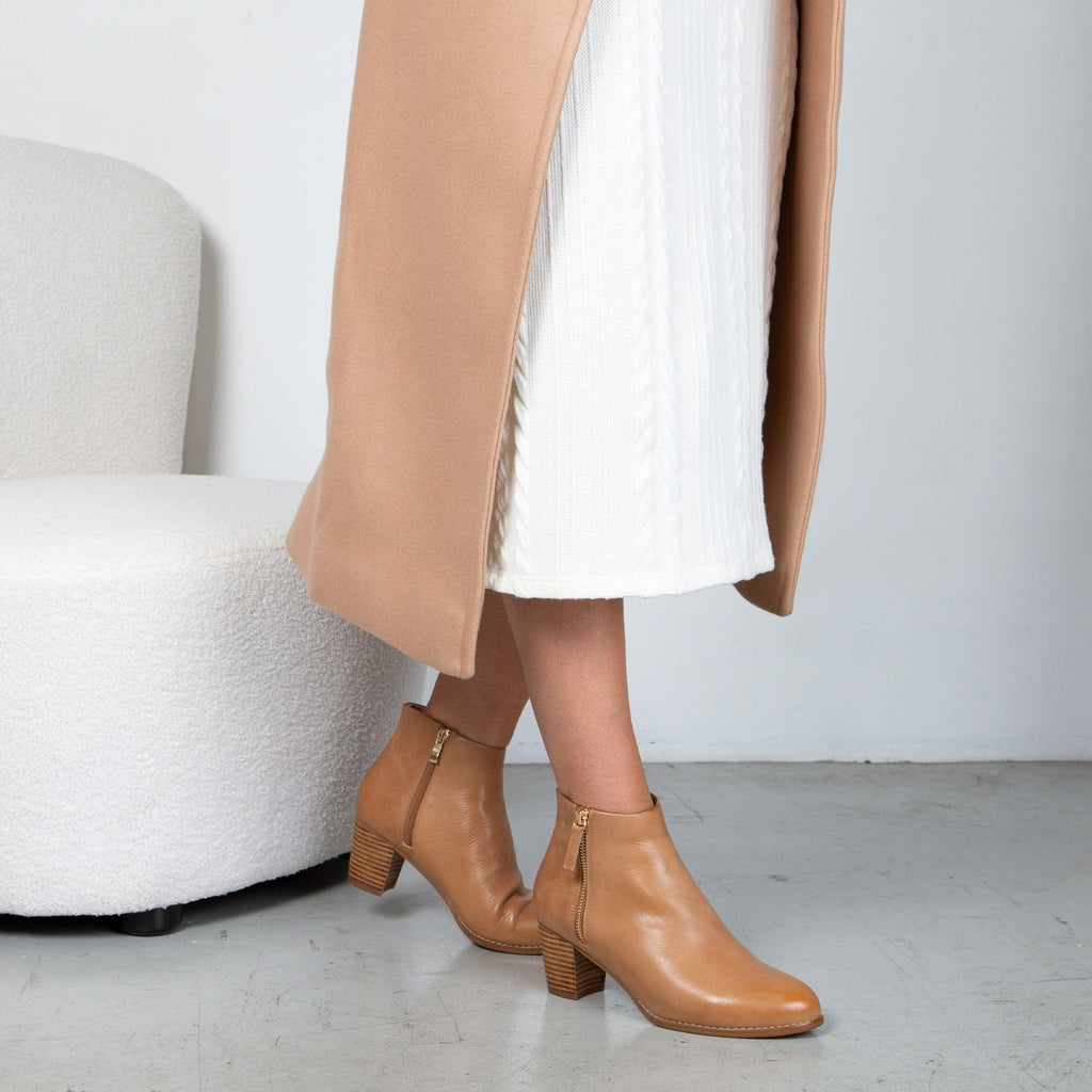 LEISURES ANKLE BOOTS REAGAN Tan