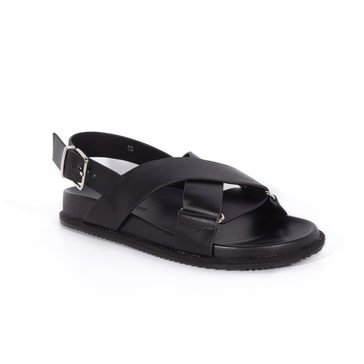 LEISURES FLAT SANDALS RAE Black