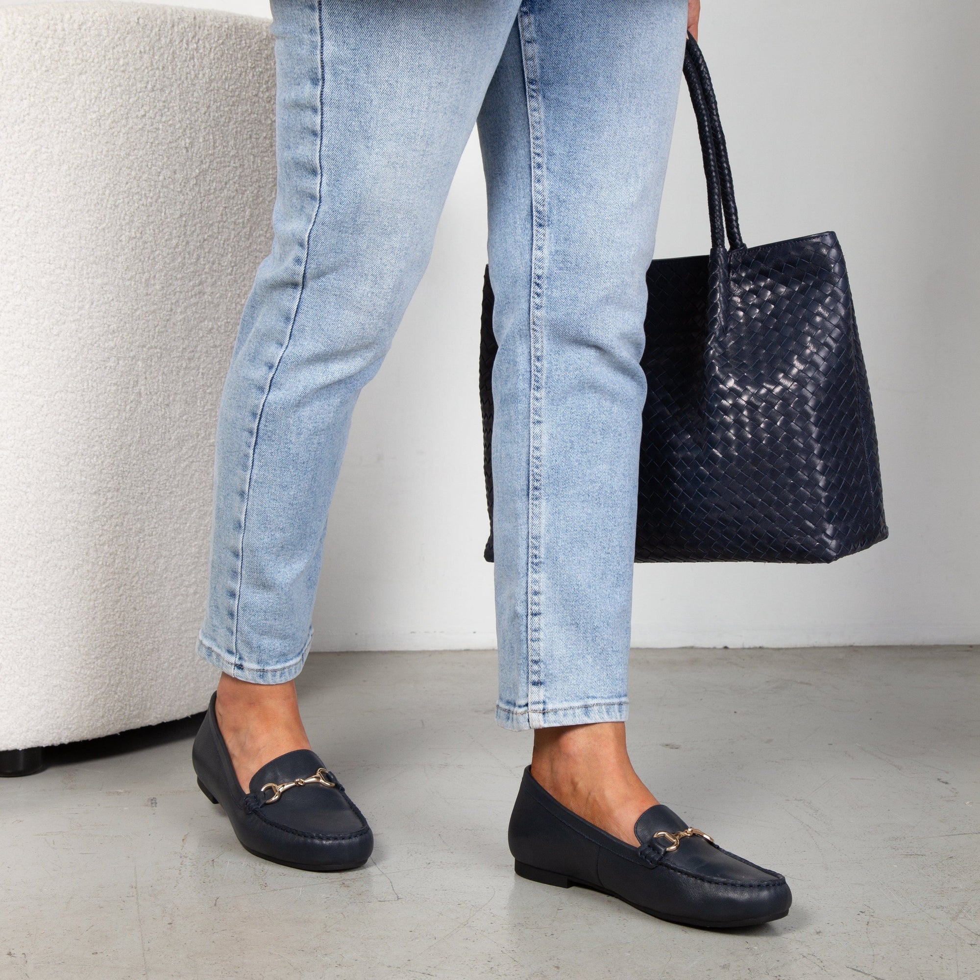 LEISURES LOAFERS ROMEO Navy