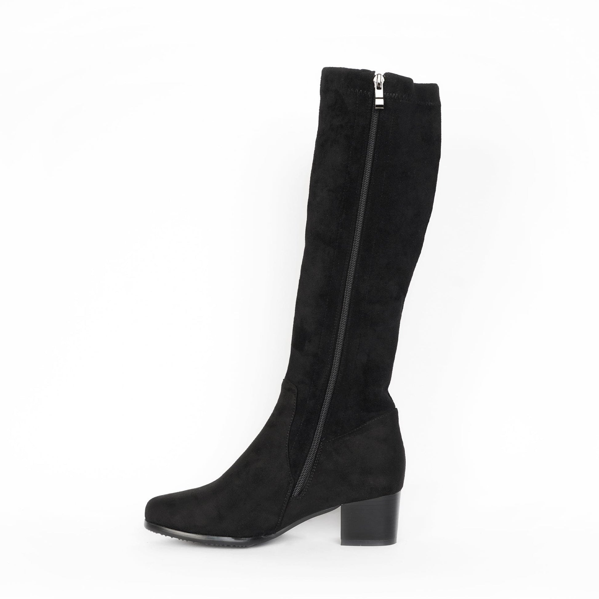 LEISURES LONG BOOTS ELLIS Black